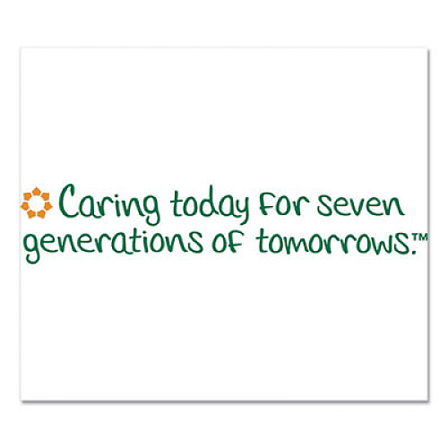 Seventh Generation NATURAL FABRIC SOFTENER SHEETS, FREE AND CLEAR, 80/BOX, 12 BOX/CARTON (22787)