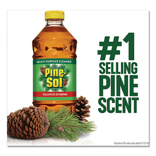 Pine-Sol Multi-Surface Cleaner, Pine Disinfectant, 24oz Bottle, 12 Bottles/Carton (97326CT)