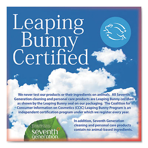 Seventh Generation NATURAL FABRIC SOFTENER SHEETS, FREE AND CLEAR, 80/BOX, 12 BOX/CARTON (22787)