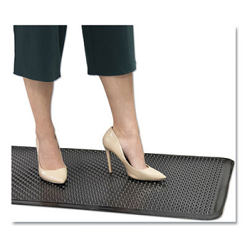 ES Robbins Feel Good Anti-Fatigue Floor Mat, 24 X 36, Pvc, Black (184552)