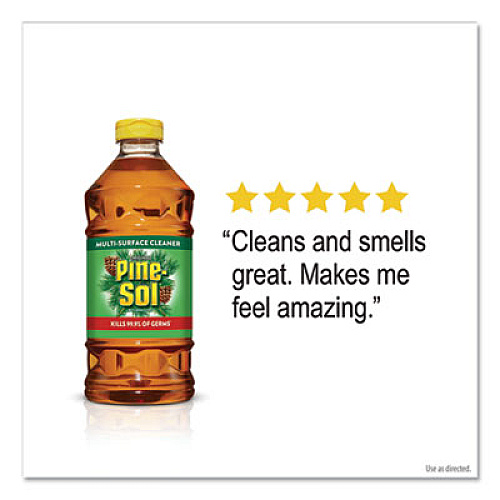 Pine-Sol Multi-Surface Cleaner, Pine Disinfectant, 24oz Bottle, 12 Bottles/Carton (97326CT)