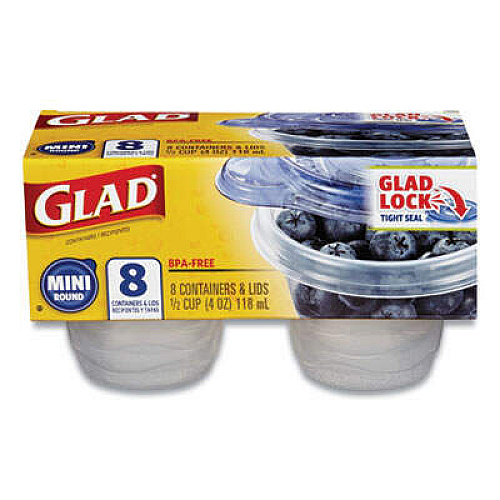 Glad 70240 Food Storage Containers with Lids