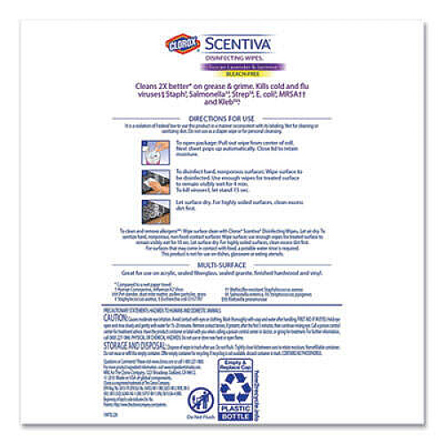 Clorox 31629 Disinfecting Wipes