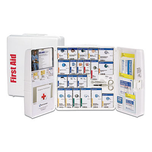 First Aid Only 2121450 ANSI Class A+ SmartCompliance Food Service First Aid Cabinet for Up to 50 People
