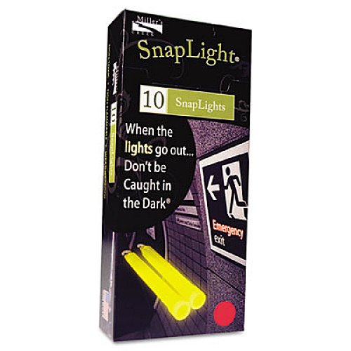 Miller's Creek SNAPLIGHTS, 6"L X 3/4"W, RED, 10/BOX (151847)