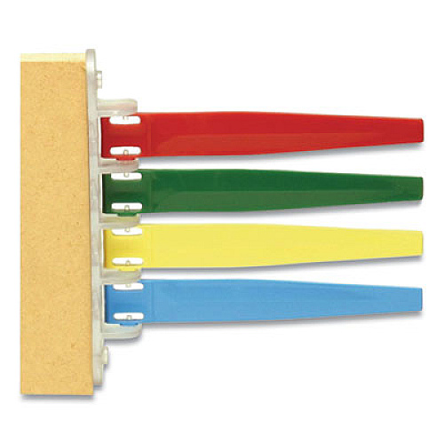 Unimed PRIMARY EXAM ROOM FLAGS, FOUR FLAGS, ASSORTED COLORS (747723)