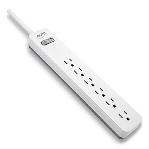 APC PE66WG Power-Saving Essential SurgeArrest Surge Protector