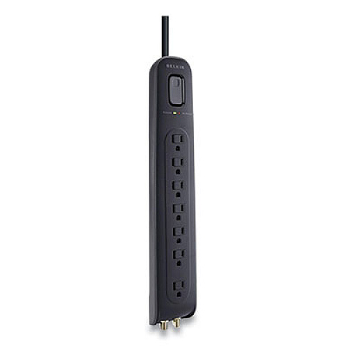 Belkin ULTIMATE SURGE PROTECTOR, 7 AC OUTLETS, 4 FT CORD, 2000 J, BLACK (957990)