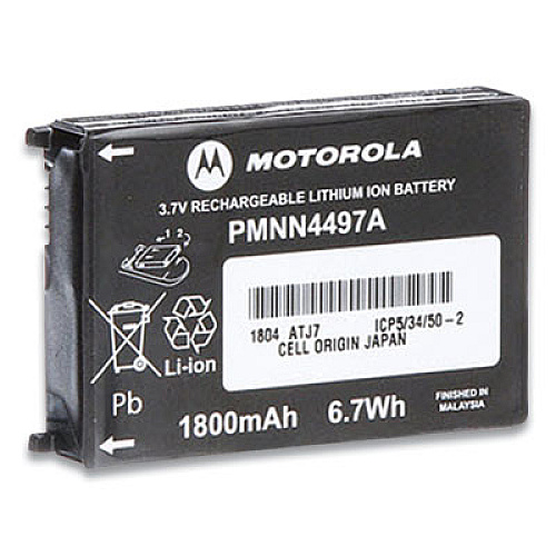 Motorola LI-ION BATTERY FOR CLS SERIES RADIOS, 3.7 V, 1800 MAH (424369)