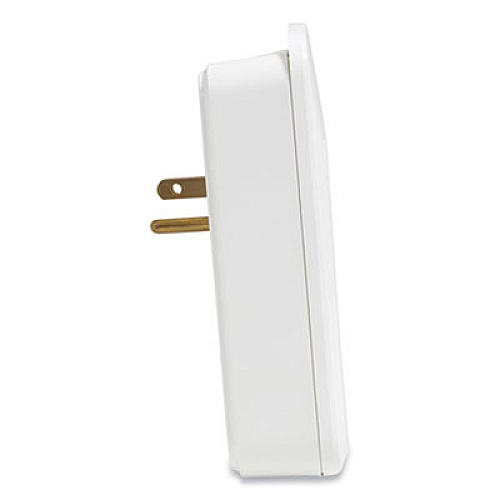 NXT Technologies Wall-Mount Surge Protector, 6 AC Outlets, 2 USB Ports, 1200 J, White (24324334)
