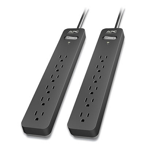 APC PE63DP Power-Saving Essential SurgeArrest Surge Protector