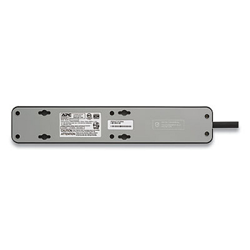 APC ESSENTIAL SURGEARREST SURGE PROTECTOR, 6 AC OUTLETS, 10 FT CORD, 1080 J, BLACK (24380480)
