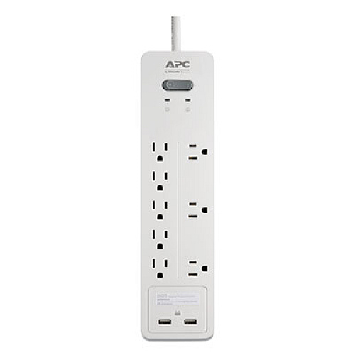 APC PH8U2W Home Office SurgeArrest Power Surge Protector