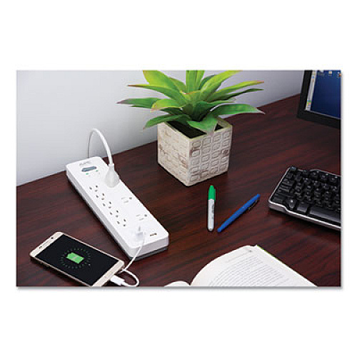 APC PH8U2W Home Office SurgeArrest Power Surge Protector