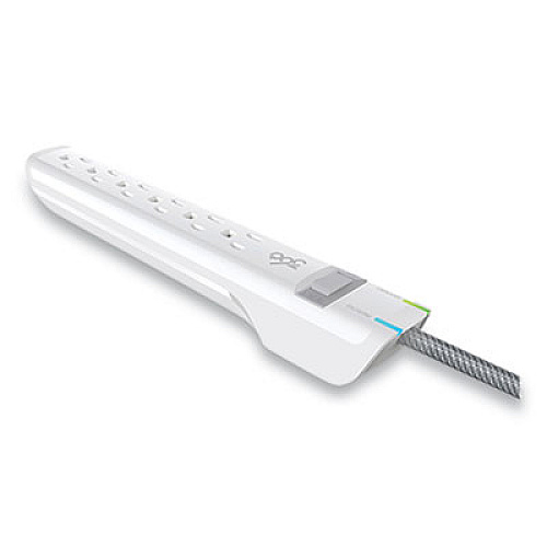 360 Electrical Habitat 6-Outlet Surge Protector, 6 ft Cord, Tungsten (360313TU)