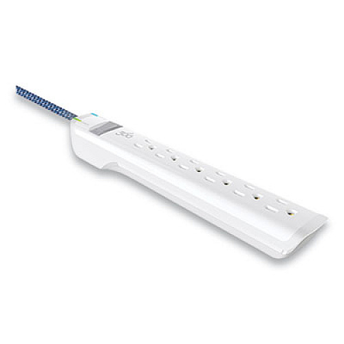 360 Electrical Habitat 6-Outlet Surge Protector, 6 ft Cord, Summer Twilight (360313ST)
