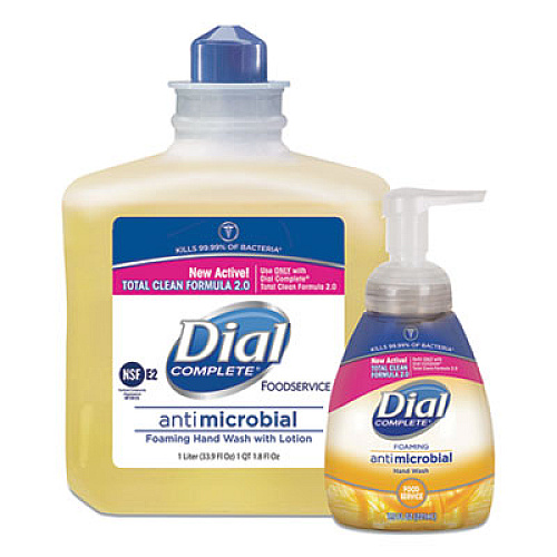 Dial Professional Antibacterial Foaming Hand Wash, Light Citrus, 7.5 oz Pump, 8/Carton (06001CT)