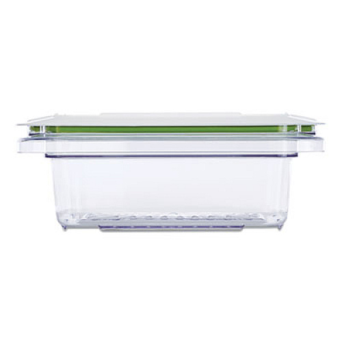 Rubbermaid Commercial FreshWorks Produce Saver, 3 gal, 12 x 6.3 x 6.79, Clear/Green (2052879)