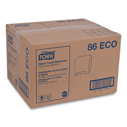 Tork Hand Towel Dispenser, Electronic, 11.78 x 9.12 x 14.39, Translucent Smoke (86ECO)