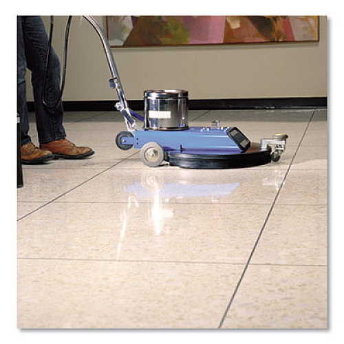 3M Low-Speed High Productivity Floor Pads 7300, 12" Diameter, Black, 5/Carton (08270)