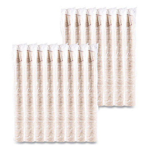 Dart Trophy Plus Dual Temperature Insulated Cups in Symphony Design, 16 oz, Beige, 50/Pack, 15 Packs/Carton (X16NJ8002)