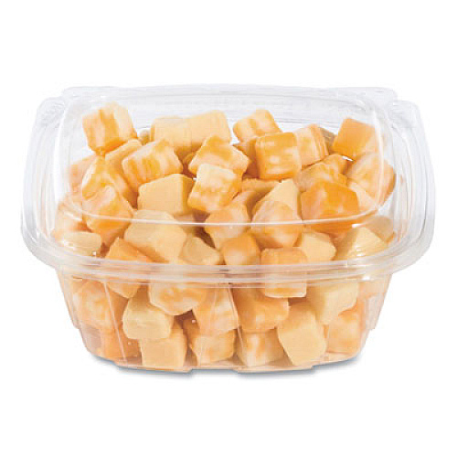 Dart ClearPac SafeSeal Tamper-Resistant/Evident Containers, Domed Lid, 12 oz, Clear, Plastic, 100/Bag, 2 Bags/Carton (CH12DED)