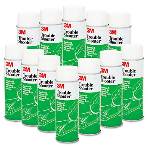3M TroubleShooter Baseboard Stripper, 21 oz Aerosol Spray, 12/Carton (14001)
