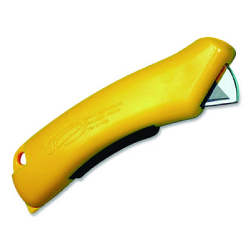 CrewSafe X-traSafe CU Safety Utility Knife, Plastic Handle, Yellow, 6/Pack (XSCU03101)
