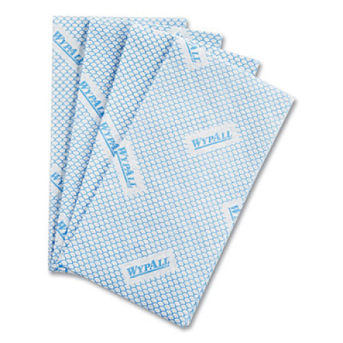 WypAll Heavy-Duty Foodservice Cloths, 12.5 x 23.5, Blue, 100/Carton (51633)