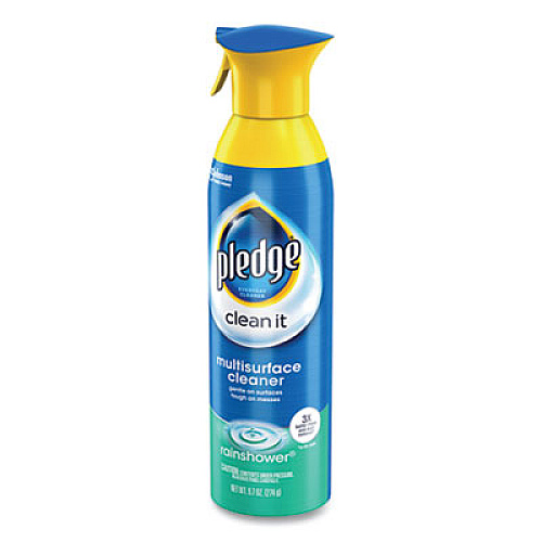 Pledge Multi-Surface Everyday Aerosol, Rainshower, 9.7oz (300275EA)