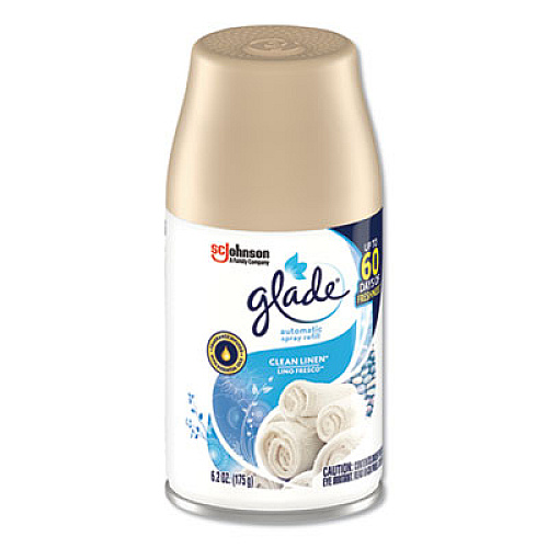 Glade AUTOMATIC AIR FRESHENER, CLEAN LINEN, 6.2 OZ (310899EA)