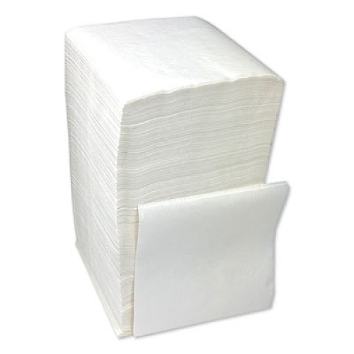 Boardwalk Beverage Napkins, 1-Ply, 9.5" x 9", White, 4000/Carton (BWK8317W)