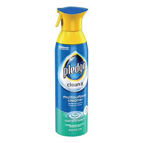 Pledge Multi-Surface Everyday Aerosol, Rainshower, 9.7oz (300275EA)