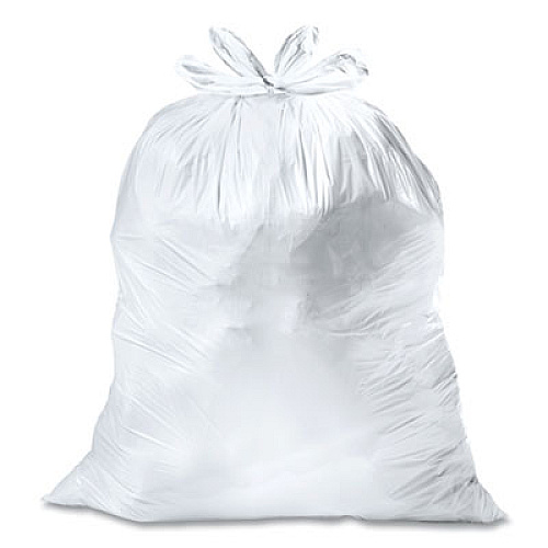 Glad Tall Kitchen Quick-Tie Bags, Tie-Flap, 13 gal, 23.75" x 28", White, 200/Box (15931)