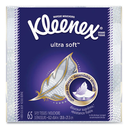 Kleenex 2091639 Ultra Soft Facial Tissue