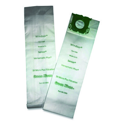 Green Klean Replacement Vacuum Bags, Fits AllStar/Century/Karcher/ProChem/Sebo/Versamatic Plus/Windsor Sensor, 10/Pack (5300P)