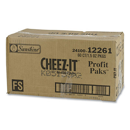 Cheez-It BAKED SNACK CRACKERS, 1.5 OZ BAG, 60/CARTON (415247)