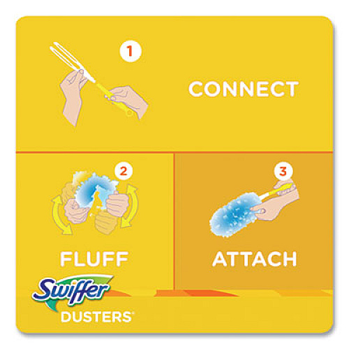 Swiffer Dusters Refill, Dust Lock Fiber, Lavender Scent, Light Blue, 18/Box (99037)