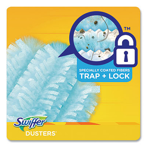 Swiffer Dusters Refill, Dust Lock Fiber, Lavender Scent, Light Blue, 18/Box (99037)