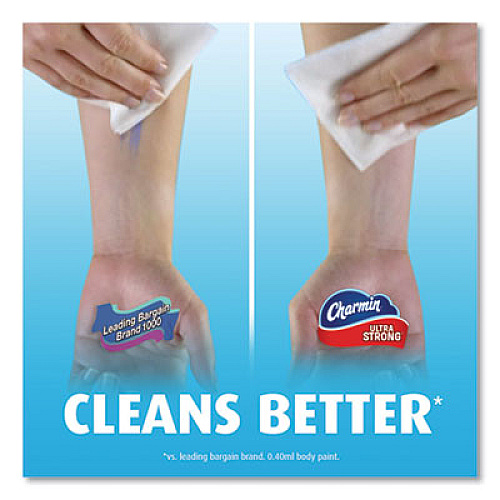 Charmin Ultra Strong Bathroom Tissue, Septic Safe, 2-Ply, 4 x 3.92, White, 264 Sheet/Roll, 4/Pack, 6 Packs/Carton (61134)