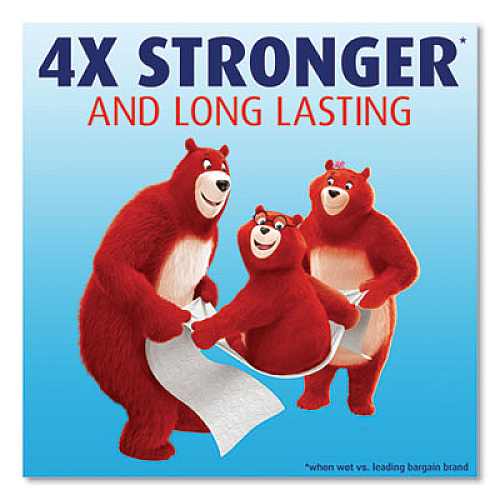 Charmin ULTRA STRONG BATHROOM TISSUE, SEPTIC SAFE, 2-PLY, 4 X 3.92, WHITE, 286 SHEET/ROLL, 12/PACK (51841)