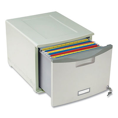 Storex STACKABLE STORAGE DRAWER, 14.8" X 18.3" X 12.8", GRAY (504994)