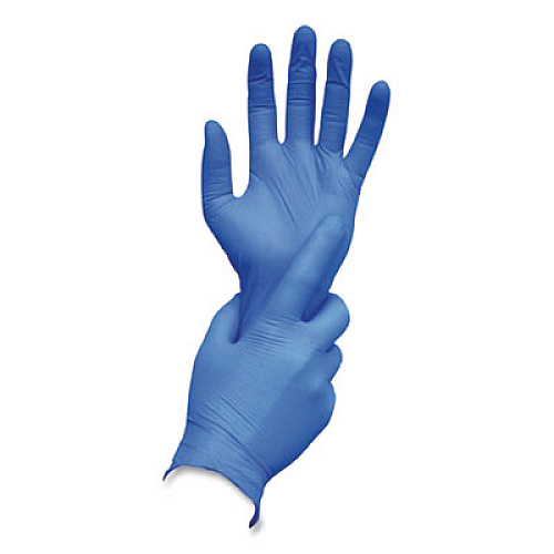 AMBITEX N400 Series Powder-Free Nitrile Gloves, X-Large, Blue, 100/Box (NXL400)