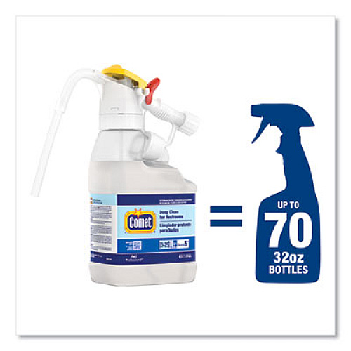 P&G Professional Dilute 2 Go, Comet Deep Clean for Restrooms, Fresh Scent, , 4.5 L Jug, 1/Carton (86678)