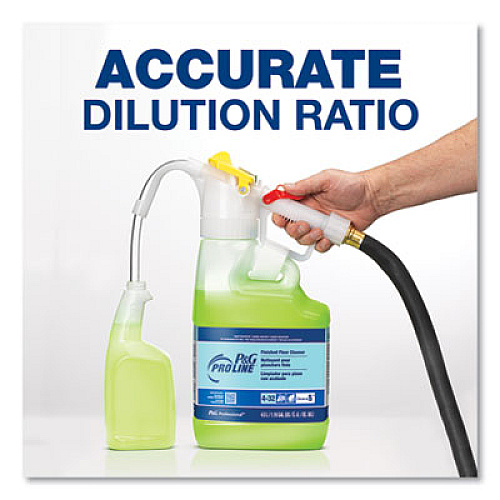 P&G Professional Dilute 2 Go, P and G Pro Line Finished Floor Cleaner, Fresh Scent, 4.5 L Jug, 1/Carton (72003)