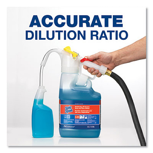 P&G Professional Dilute 2 Go, Spic and Span Disinfecting All-Purpose Spray and Glass Cleaner, Fresh Scent, , 4.5 L Jug, 1/Carton (72001)