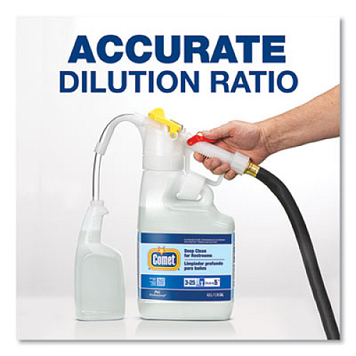 P&G Professional Dilute 2 Go, Comet Deep Clean for Restrooms, Fresh Scent, , 4.5 L Jug, 1/Carton (86678)