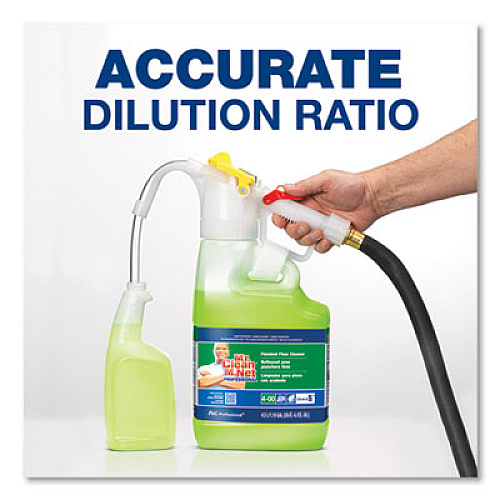 P&G Professional Dilute 2 Go, Mr Clean Finished Floor Cleaner, Lemon Scent, 4.5 L Jug, 1/Carton (72000)