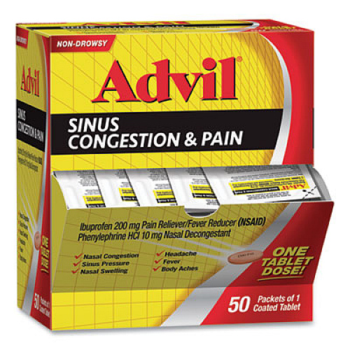 Advil 019901 Sinus Congestion & Pain