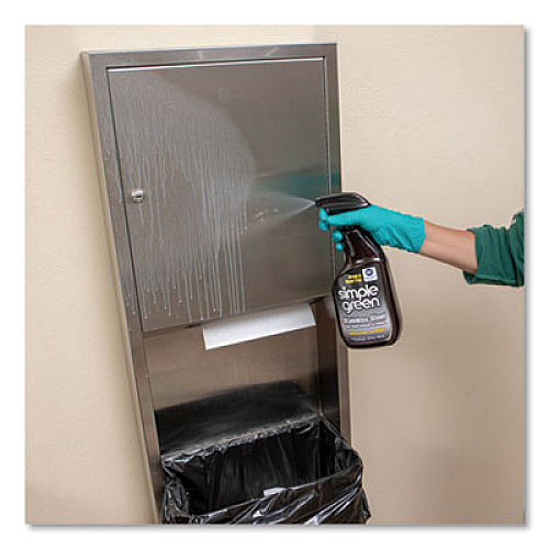 Simple Green STAINLESS STEEL ONE-STEP CLEANER AND POLISH, 32 OZ SPRAY BOTTLE, 12/CARTON (18300CT)